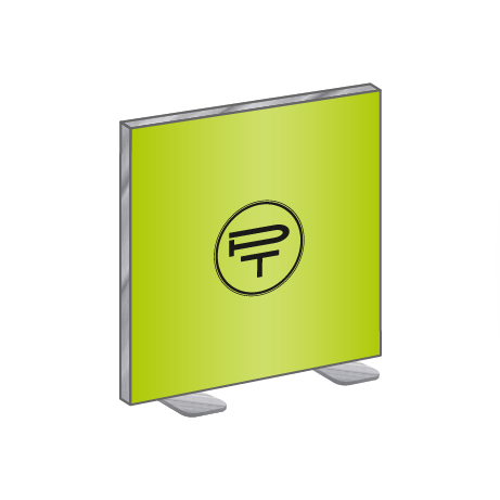 Textilspannrahmen freistehend | B 200,5 cm x H 100 cm | bedruckt